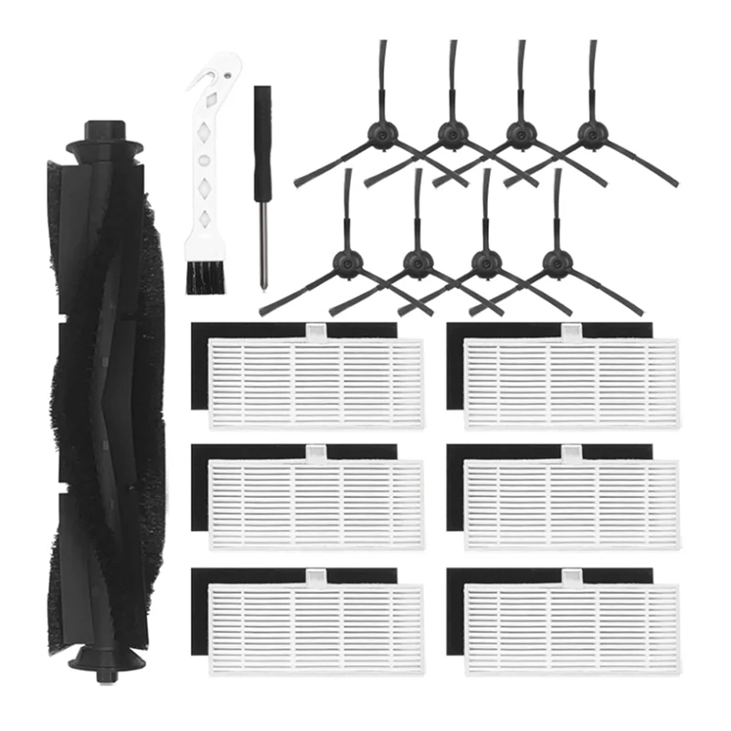 Kit de acessórios de substituição AT28 para aspiradores robô Ihome Autovac Nova e Ultenic T10 Elite, incluindo escovas, filtros e muito mais