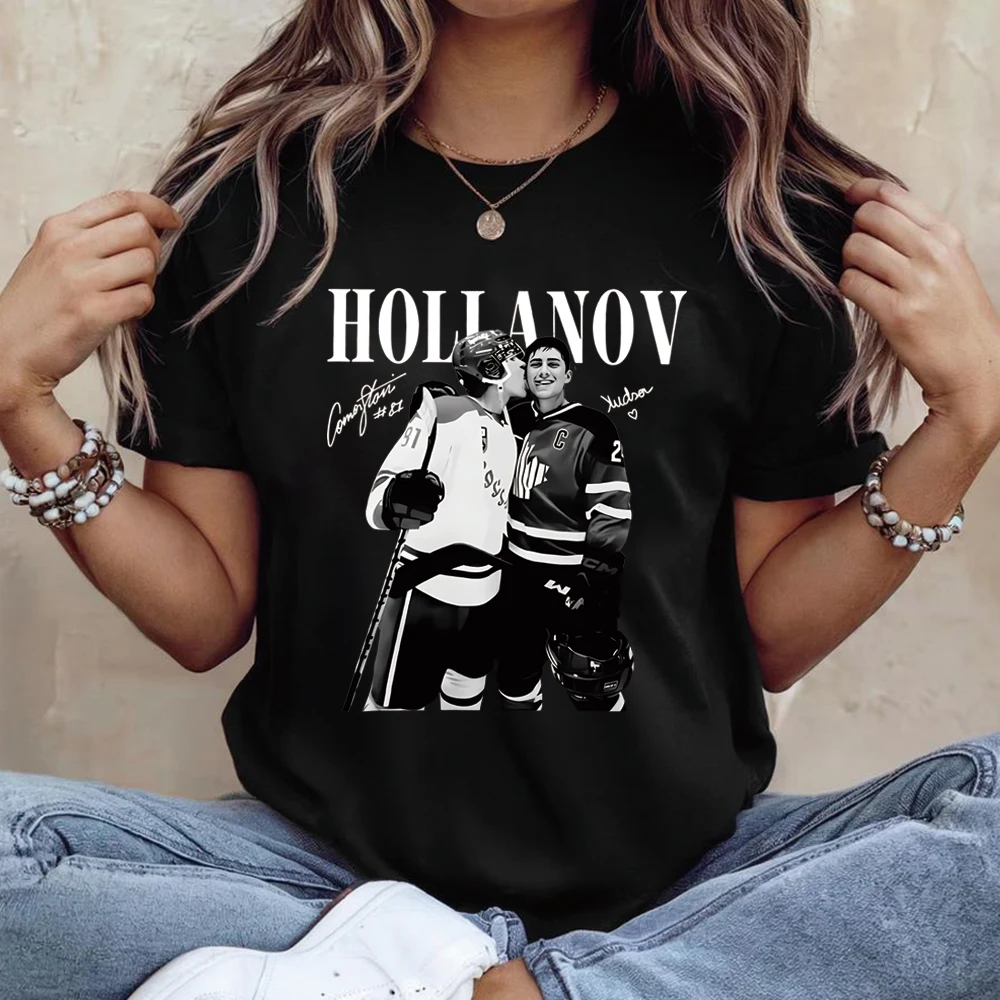 Heated Rivalry Inspired Shirt Hollanov T-shirt Hudson Williams Connor Storrie Tshirt Ilya Rozanov Shane Hollander Shirts Tops