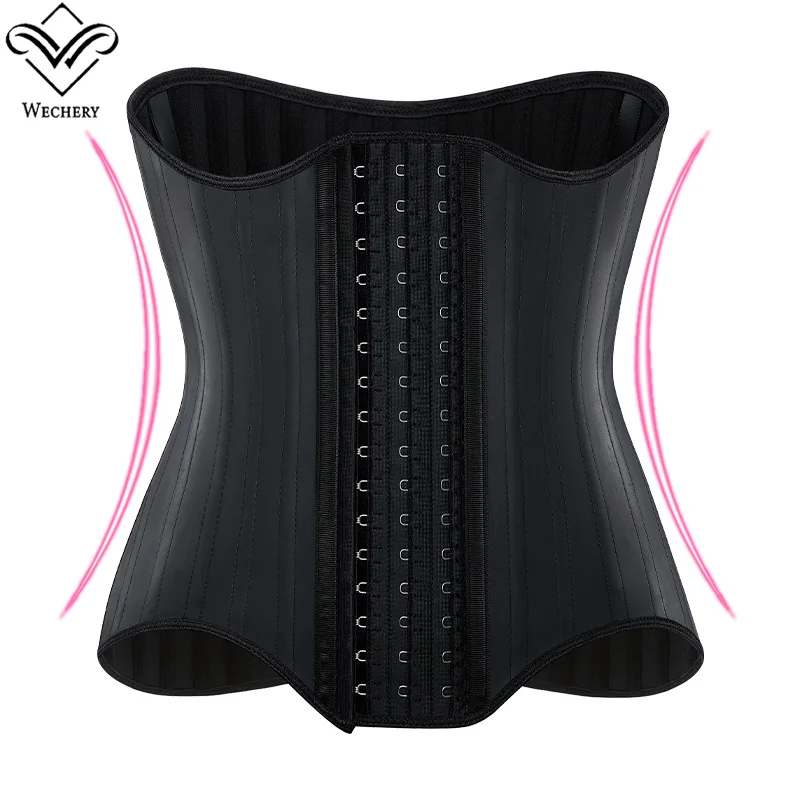 Latex Reductive Waist Trainer Colombian Girdle For Women Slim Body Shaper Abdominal Compression Steel Bone Female Modeling Strap