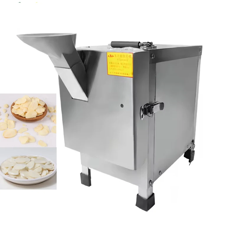 Electric Garlic Slicer High-Speed Fully Automatic Vegetable Slicer for Efficient Kitchen Chopping And Slicing