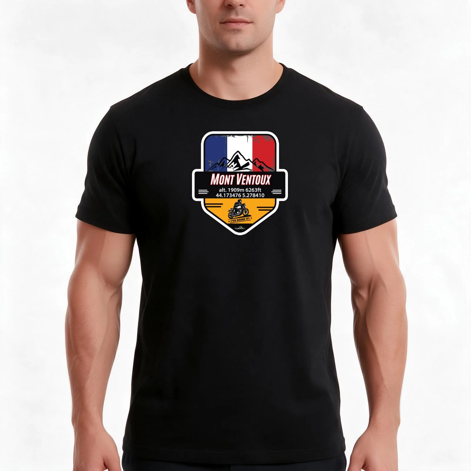 Mont Ventoux France Motorcycle T-Shirt Summer Casual Cotton Tee Oversized Streetwear Tops Vintage Graphic Print 100% Cotton