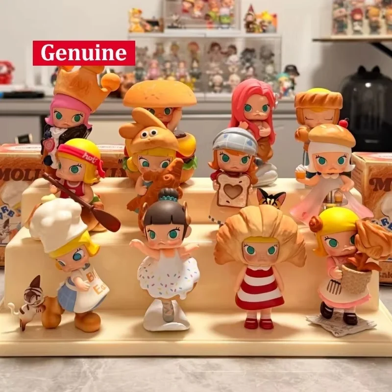 

Popmart Molly 'Love Bread' Series Handmade Blind Box Toy Ornament Doll for Fashionable Mystery Gift Giving Ideal for Festive
