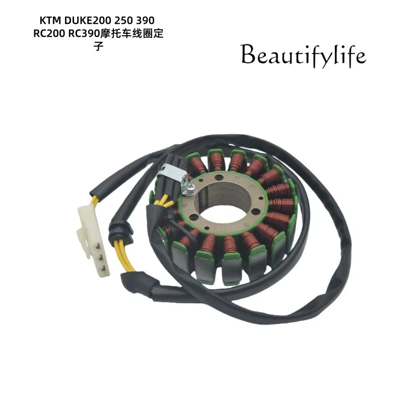 LJY for 390 200 e390 RC200 motorcycle magneto coil stator 4