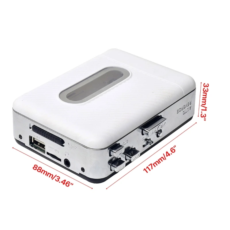 Portable Portable Cassette Player/Cassette to MP3 Converter Convert and Preserve Favorite Tapes