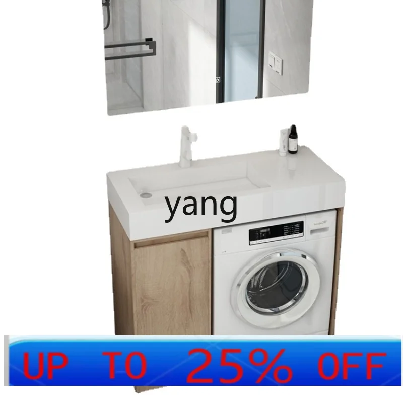 

CX Bathroom Drum Washing Machine Stone Plate Integrated Washbasin Washstand Sink Floor