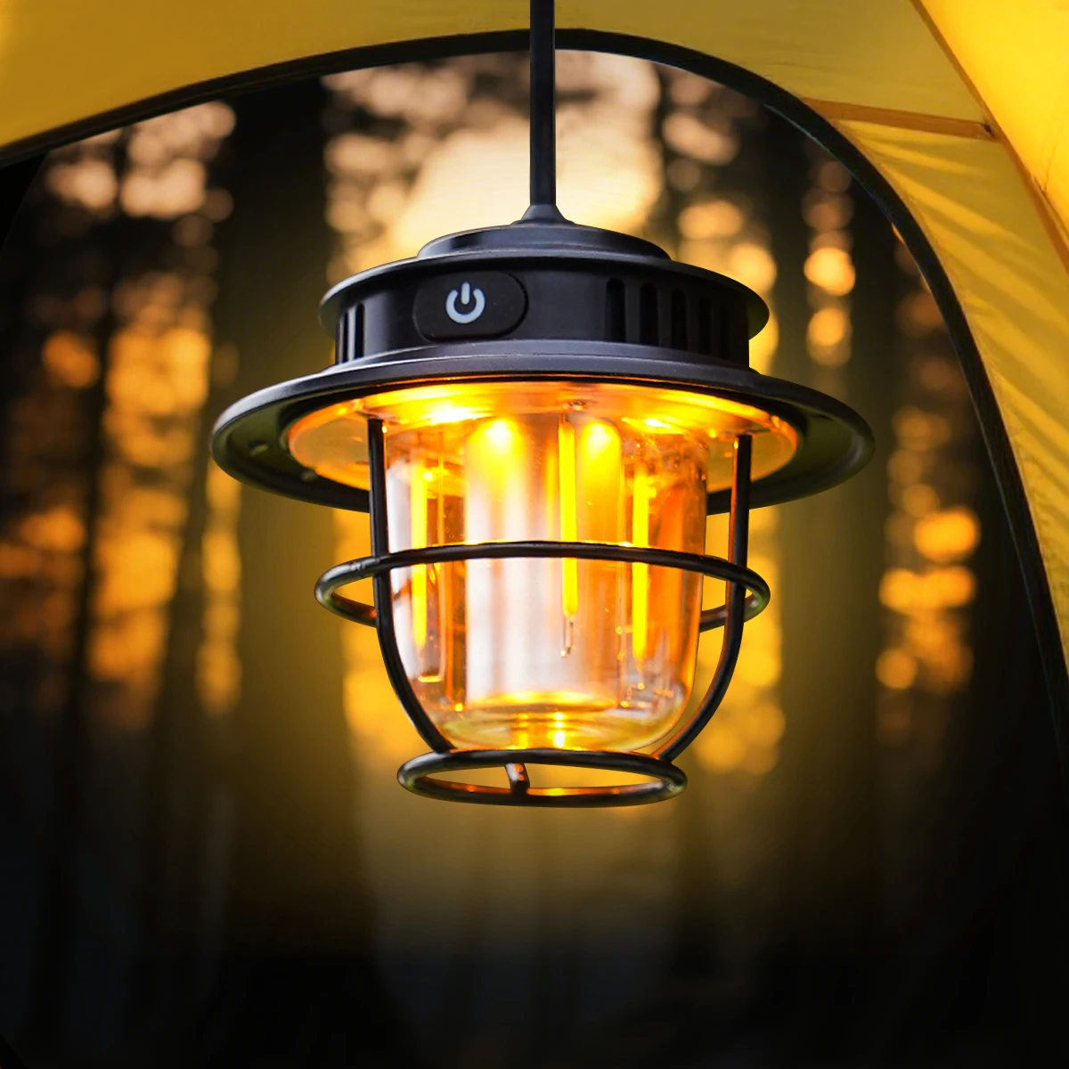 

CCT Color Changeable Portable Camping Lantern Waterproof USB LED Rechargeable Hanging Tent Light For Outdoor Hiking Night Lamp