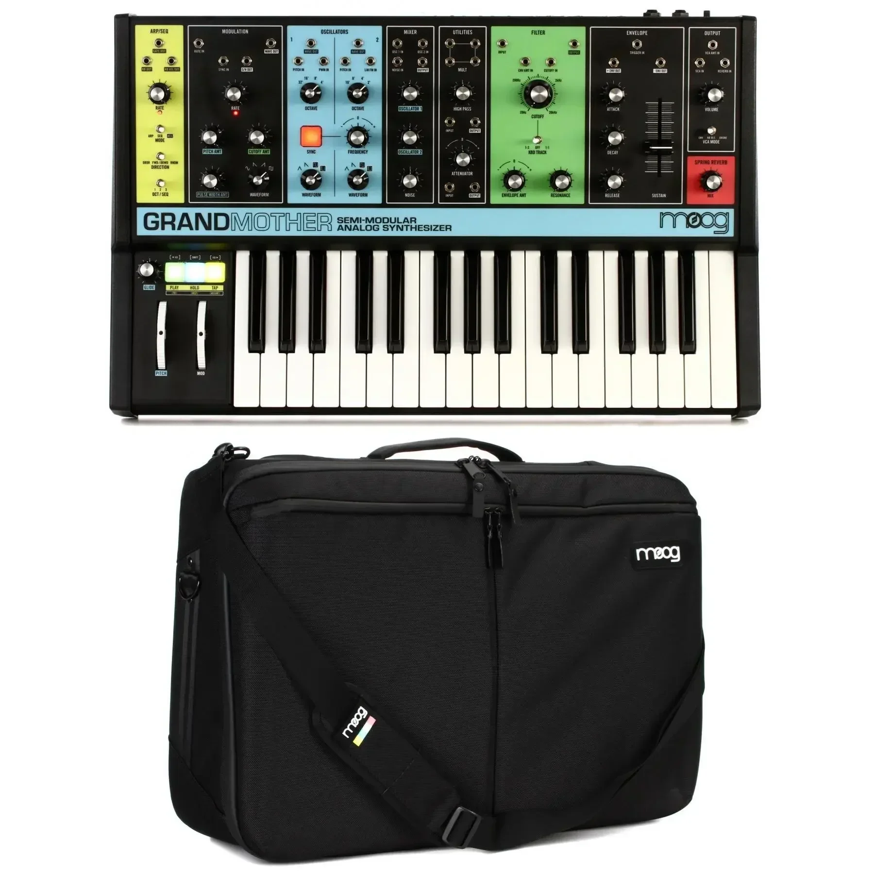 ON  SALES DISCOUNT ON New & Unused Moog Grandmother Semi-Modular Analog Keyboard
