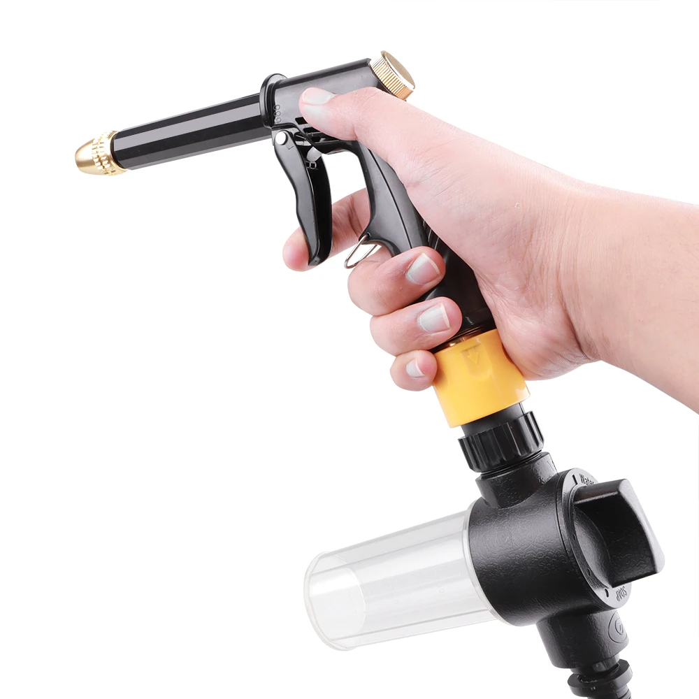 Portable Car Wash High Pressure Water Spray Gun Sprinkler Foam Water Gun for Auto Home Garden Cleaning Car Washer Accessories