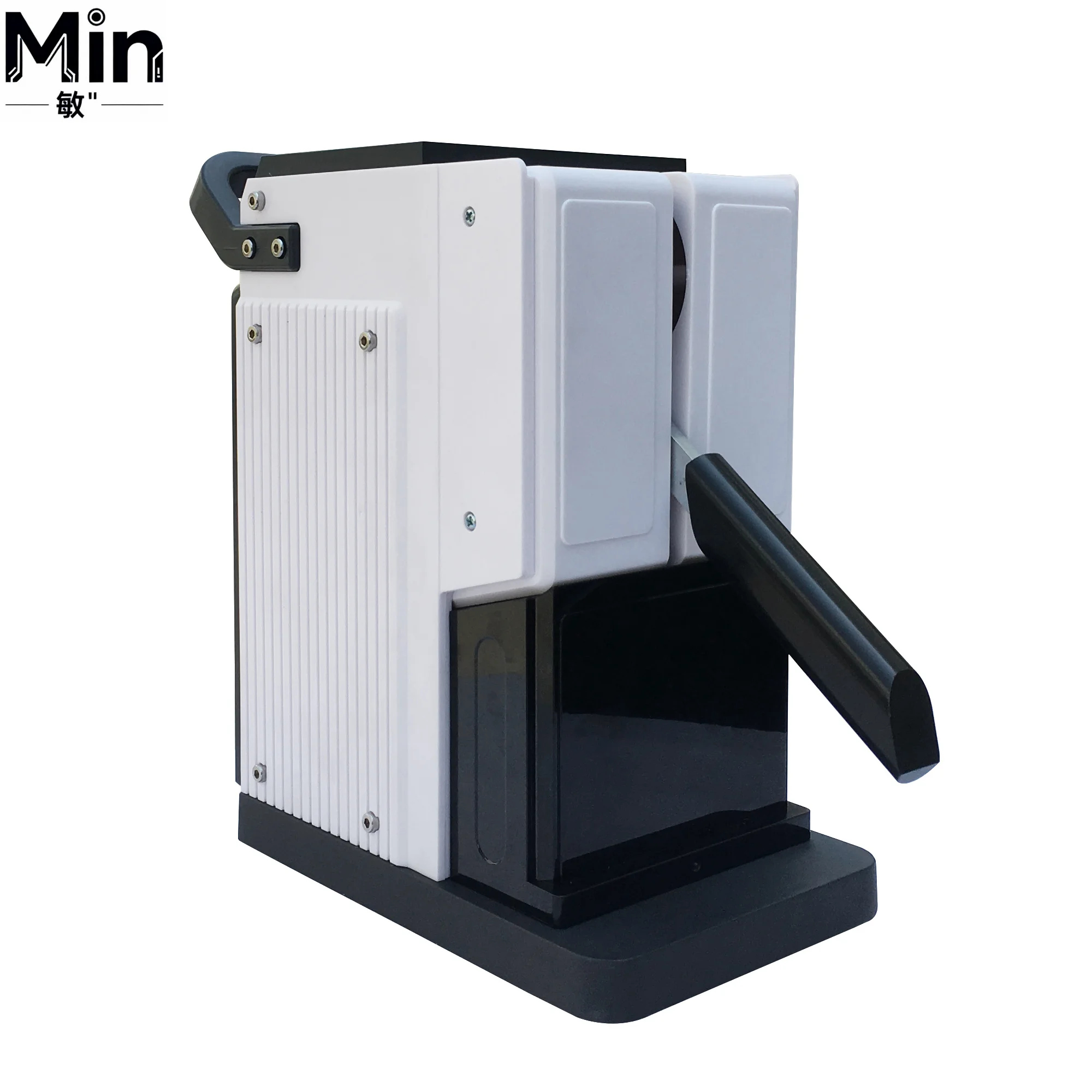 Hydraulic 500kg Dual Heating Plates 5 X 7.5cm Manual Heat Press Machine for Logo Label Embossing