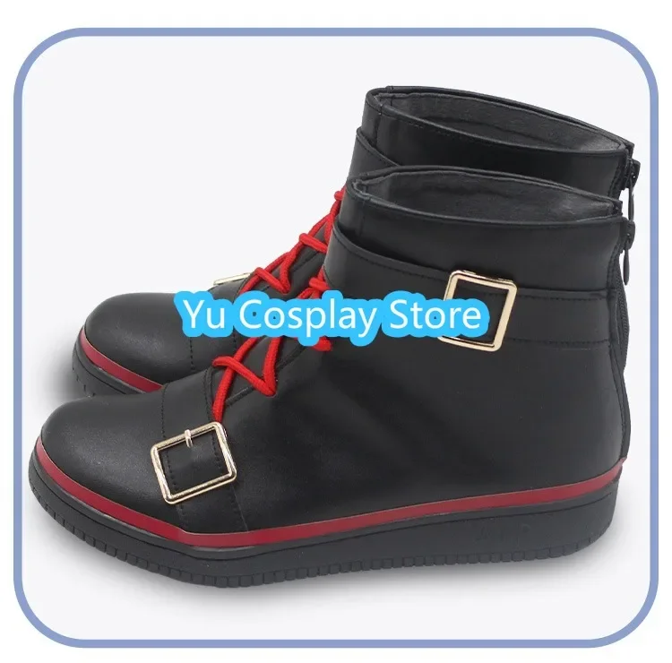 Shiina Niki Cosplay Shoes Game Ensemble Stars Cosplay Prop PU Leather Shoes Halloween Carnival Boots Custom Made