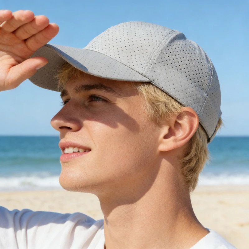Summer Soft Top Men's Quick Drying Sun Shading Baseball Cap, Outdoor Breathable Versatile Women's Fashionable Duckbill Cap