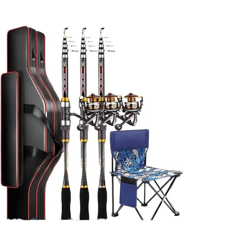 

sea rod set, full set of sea rod, long-throw fishing rod, fishing gear set, full set of fishing gear