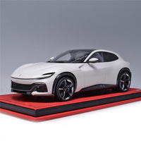 1:24 Purosangues FUV SUV Alloy Sports Car Model Diecast Metal Racing Car Vehicles Model Sound and Light Simulation Kids Toy Gift