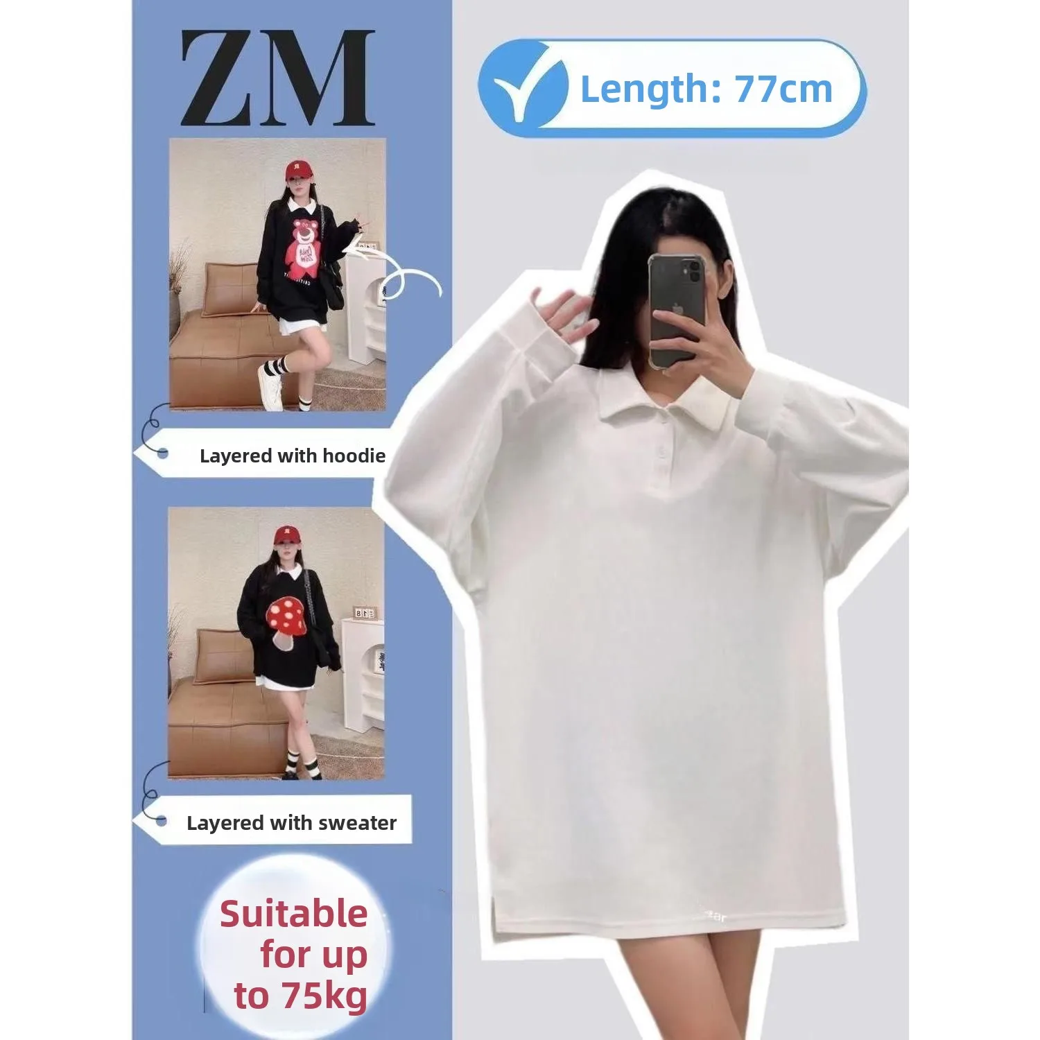 プラスサイズ ニットウェア ベースレイヤー 重ね着 秋冬 ゆったり ミディアム丈 インナー トップス レディース