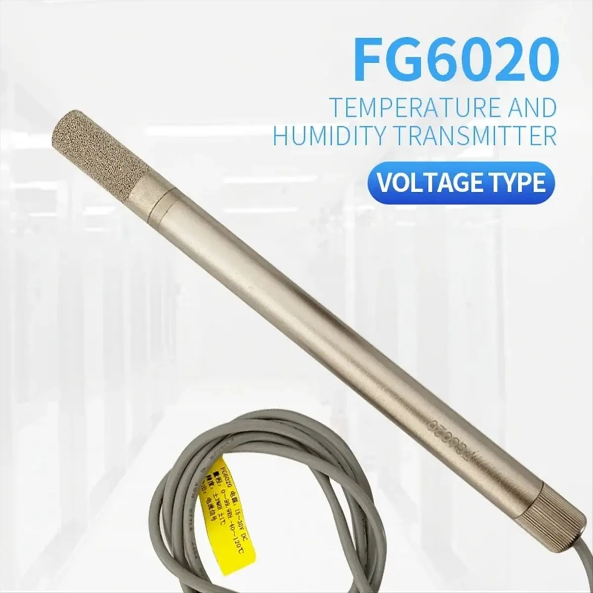 Metal Temperature and Humidity Sensor RS485 High Temperature Pipeline High Industrial Chip FG6485