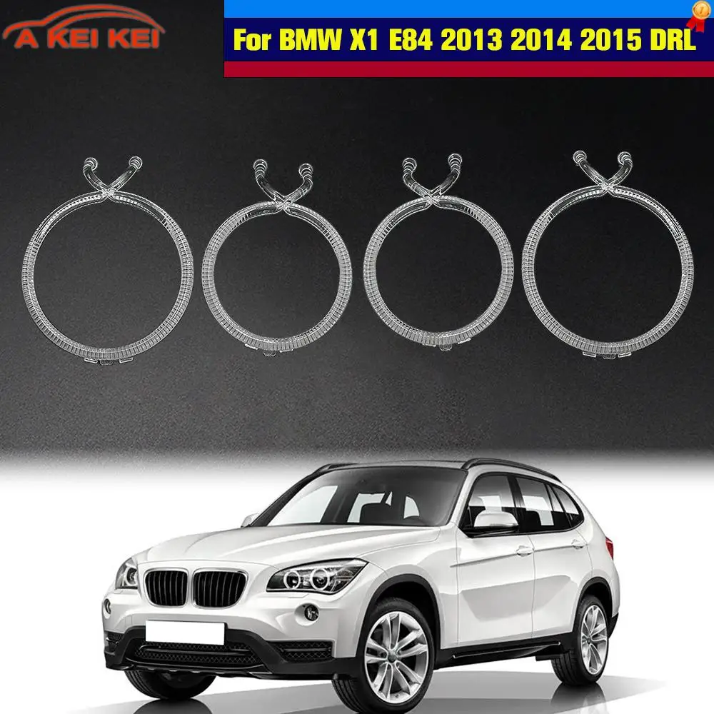 

NEW White light For BMW X1 E84 2013 2014 2015 DRL Light Guide Plate Tube Car Headlight Daytime Running Light Angel Eye