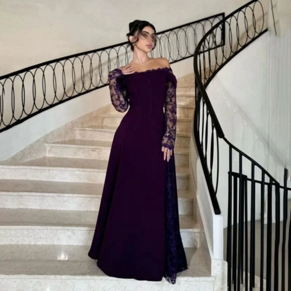 패셔너블한 로맨틱 프롬 드레스 매력적인 인어 레이스 아플리케 이브닝 드레스 플로어 길이 스트랩리스 레드 카펫 드레스 럭셔리