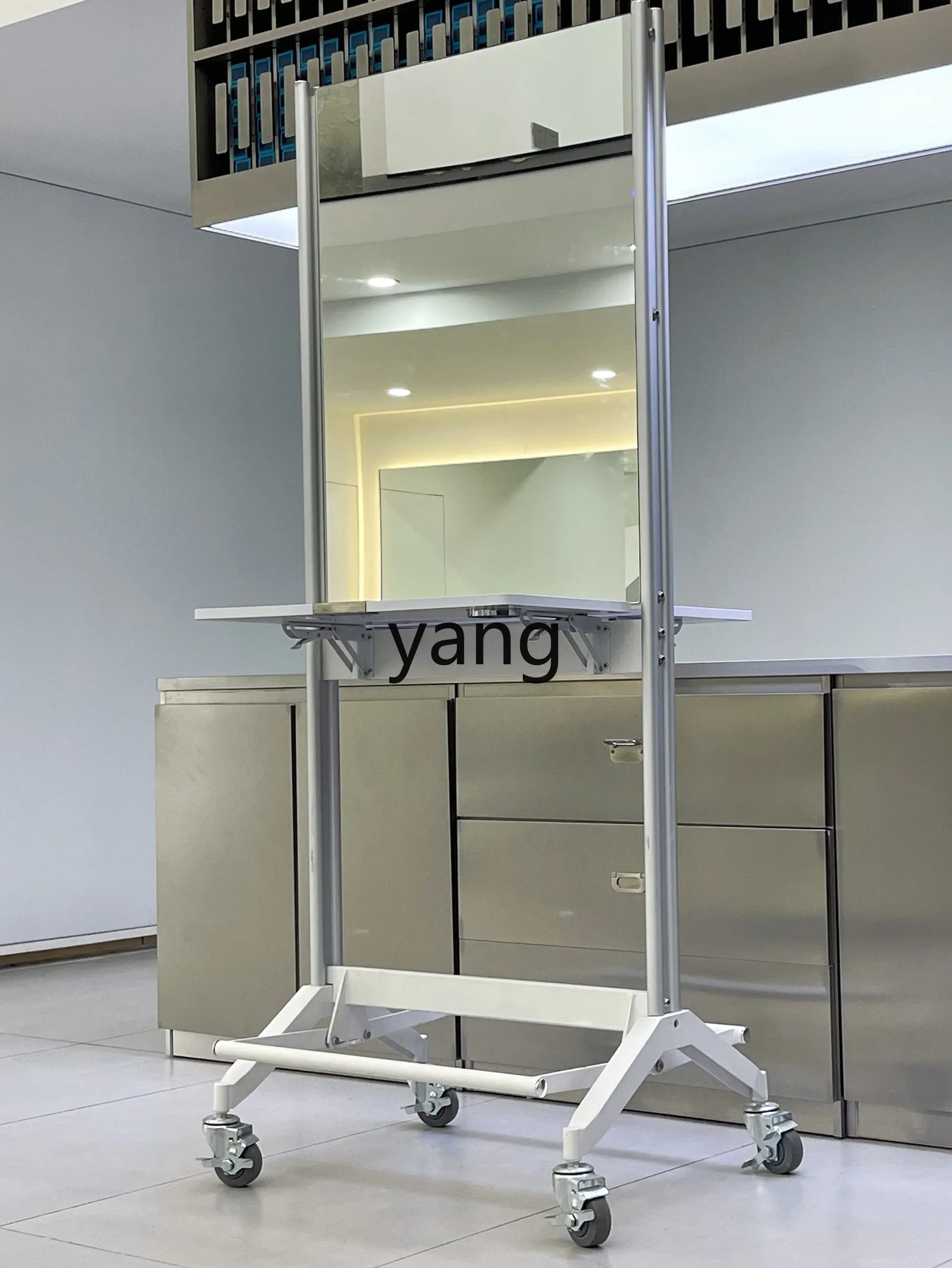 XYY removable hairdresser mirror new Internet celebrity barber shop mirror table floor mirror