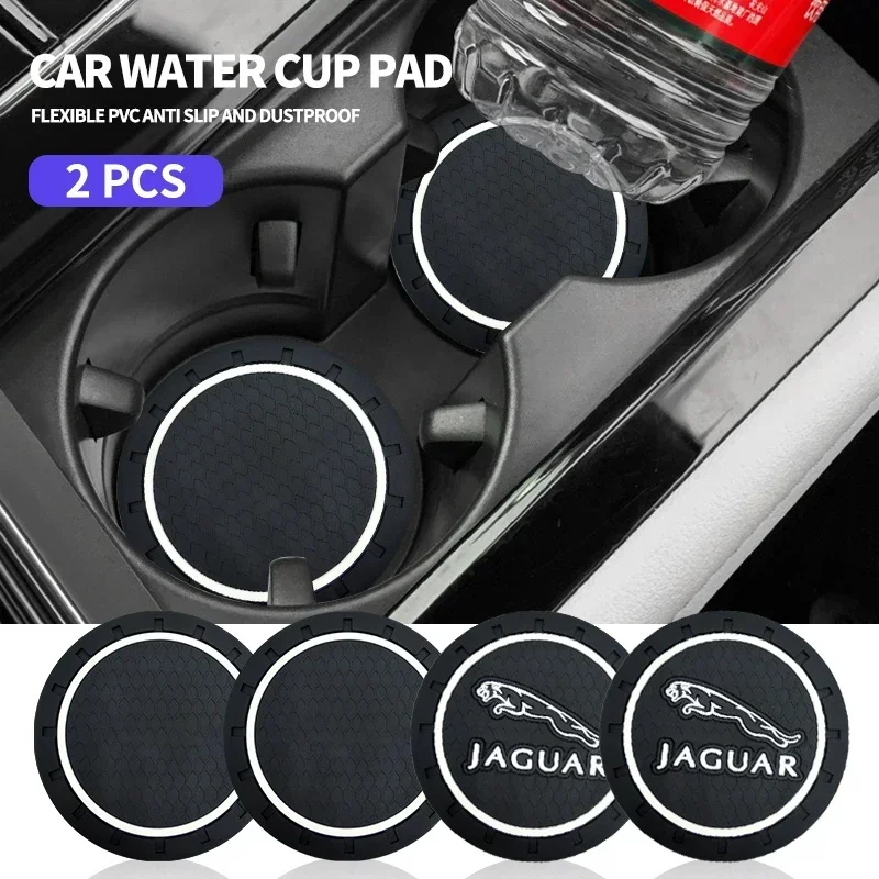 

Автомобильная подставка для бутылки с водой, держатель для бутылки, коврик, противоскользящая накладка, аксессуары для Jaguar XF XJ XE S-Type F-Type X-Type F-Pace I-Pace E-Pace