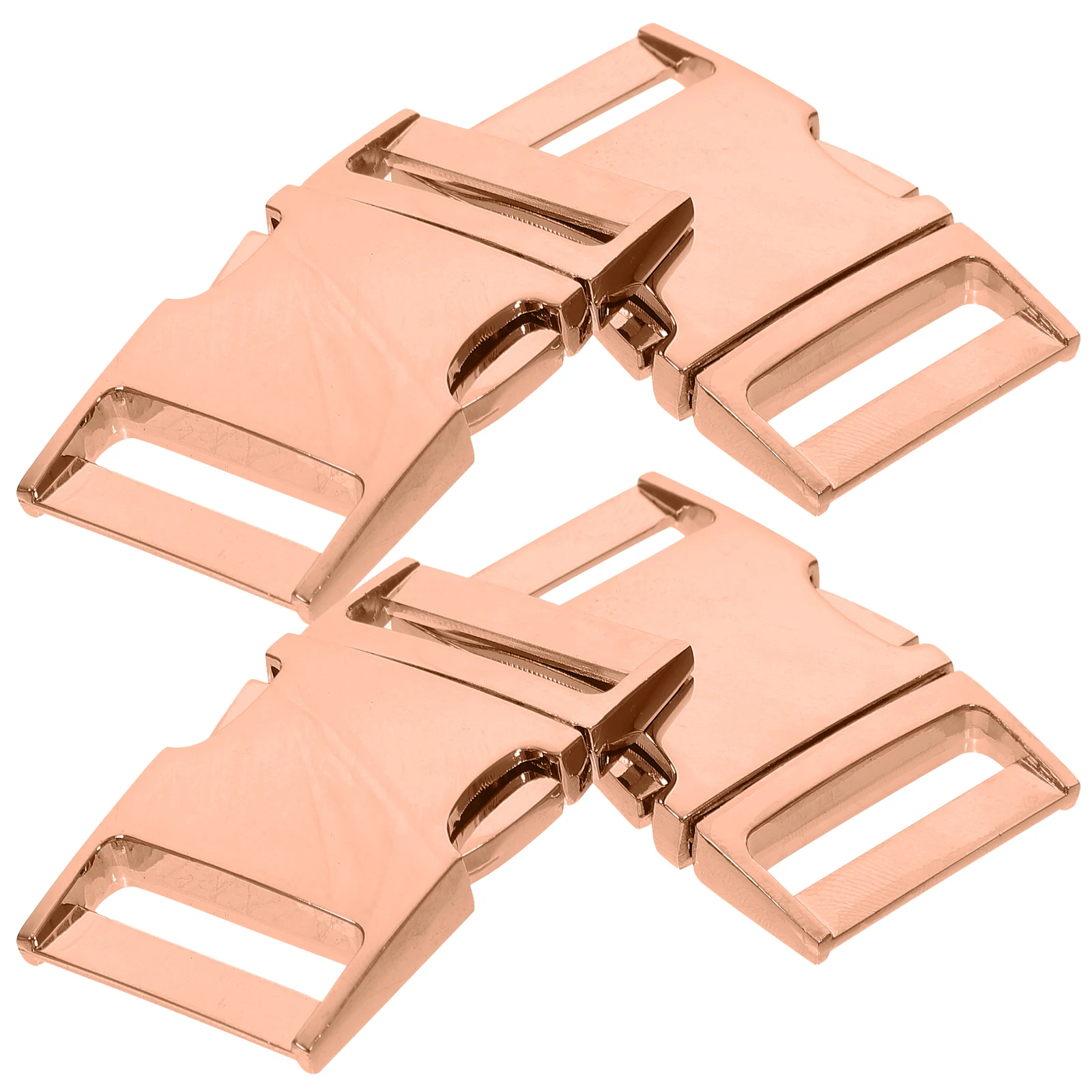 

5 pcs Metal Alloy Buckles Quick Release Side Bag Electroplating Durable Reusable for Belt Luggage Backpack Replacement