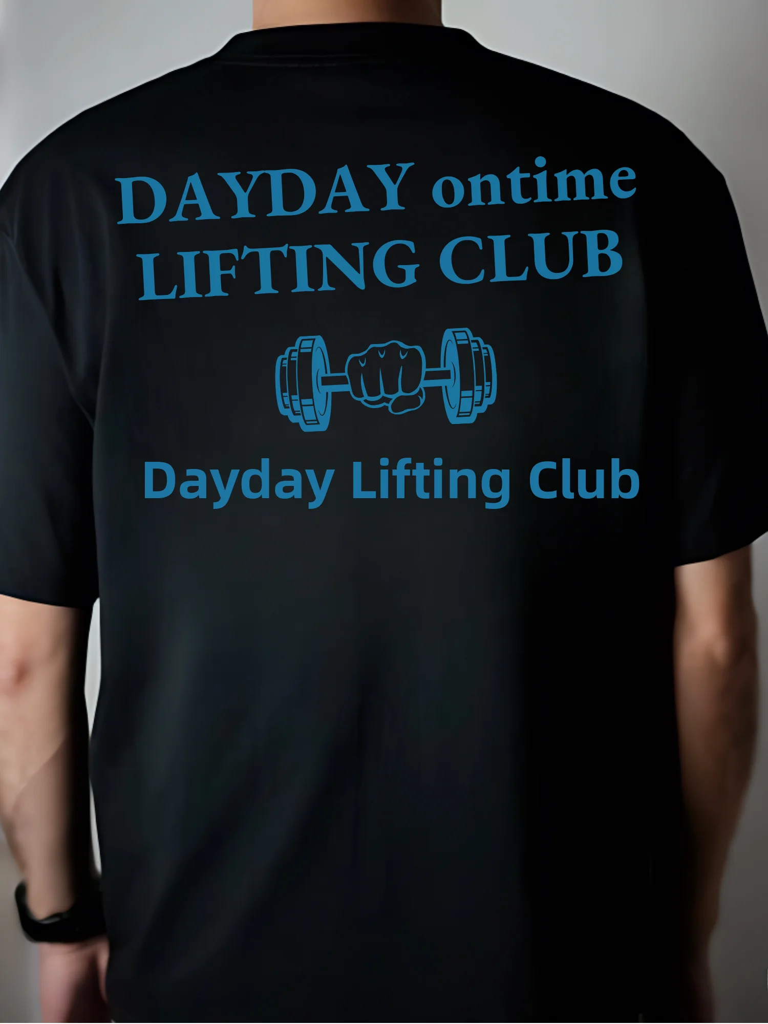 Timely Fitness Club Gymnastics GO to GYM Unisex Short Sleeve T-Shirt Pure Cotton Breathable Casual Style Printed Tees
