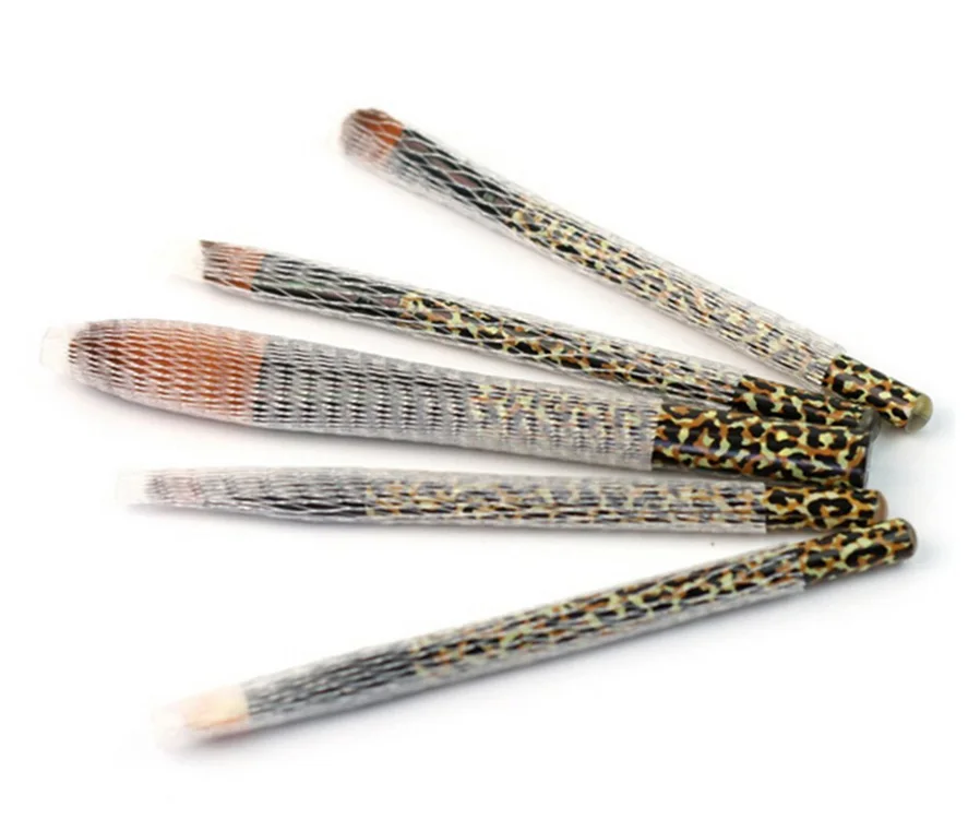 15 pezzi 1 confezione bianco trucco pennelli cosmetici protezione protezioni in rete copertura 120 mm x 12 mm nuovo e di alta qualità