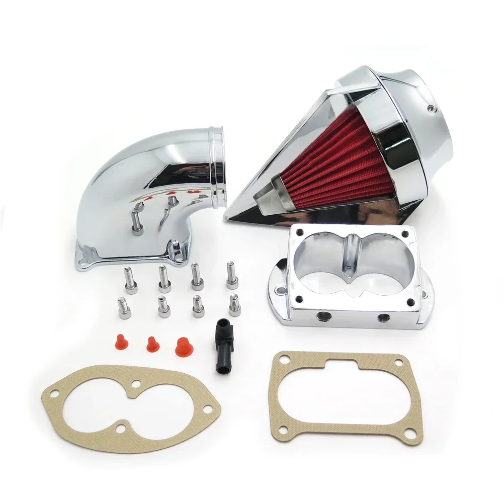 Spike Air Cleaner Filter for Kawasaki Vulcan 1500 1600 Mean Streak 2002-2009 Chrome Aftermarket Motorcycle Parts