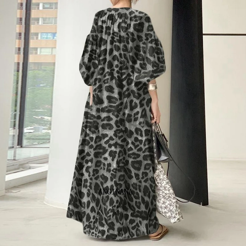 large size 8xl 130kg women's dress5XL 6xl 7XL summer stand up collar short sleeve loose Bohemian oversized long skirt black grey