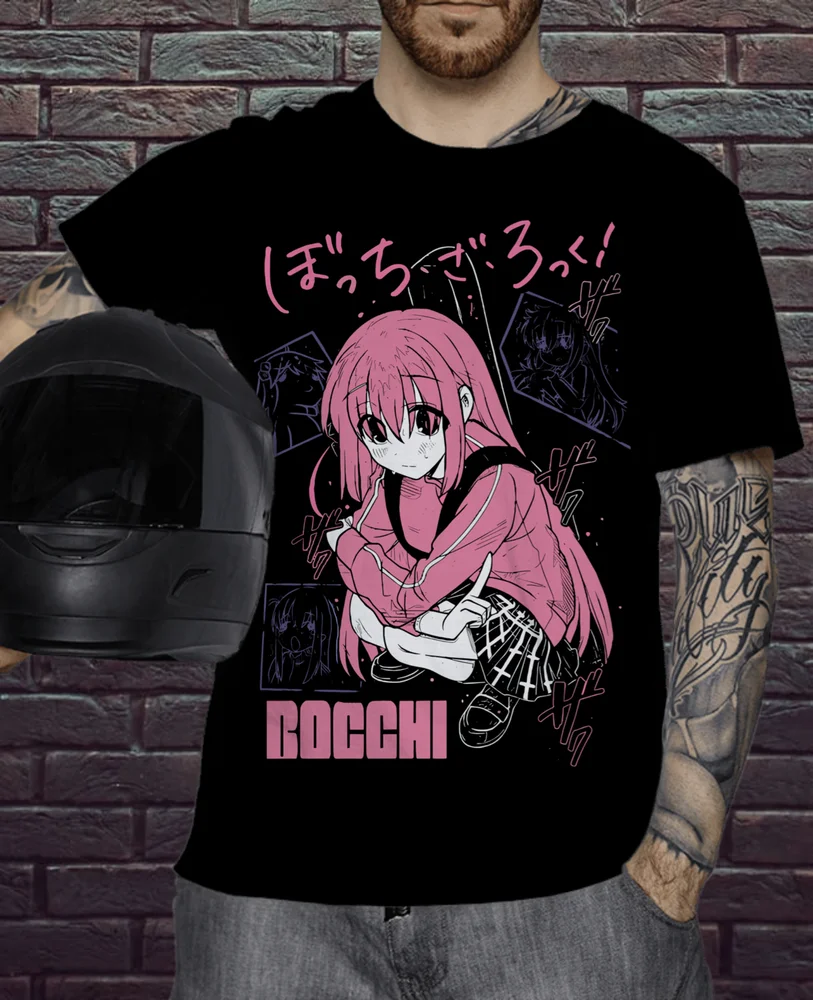 Hitori Gotou Bocchi the Rock T-shirt Yamada,Nijika Ijichi Anime Girl All Sizes