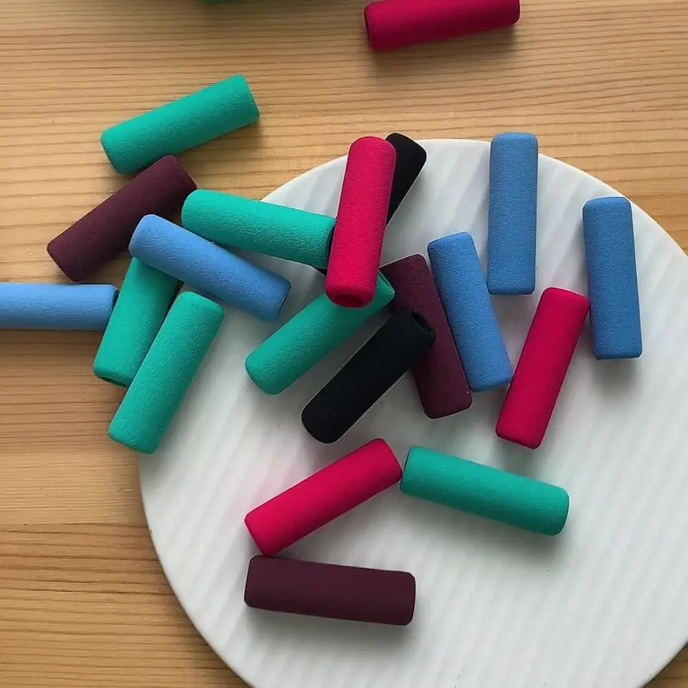 10pcs Comfortable Sponge Pen Gripper Ergonomic Soft Texture Anti-slip Pen Grip Pen Sleeve School Office