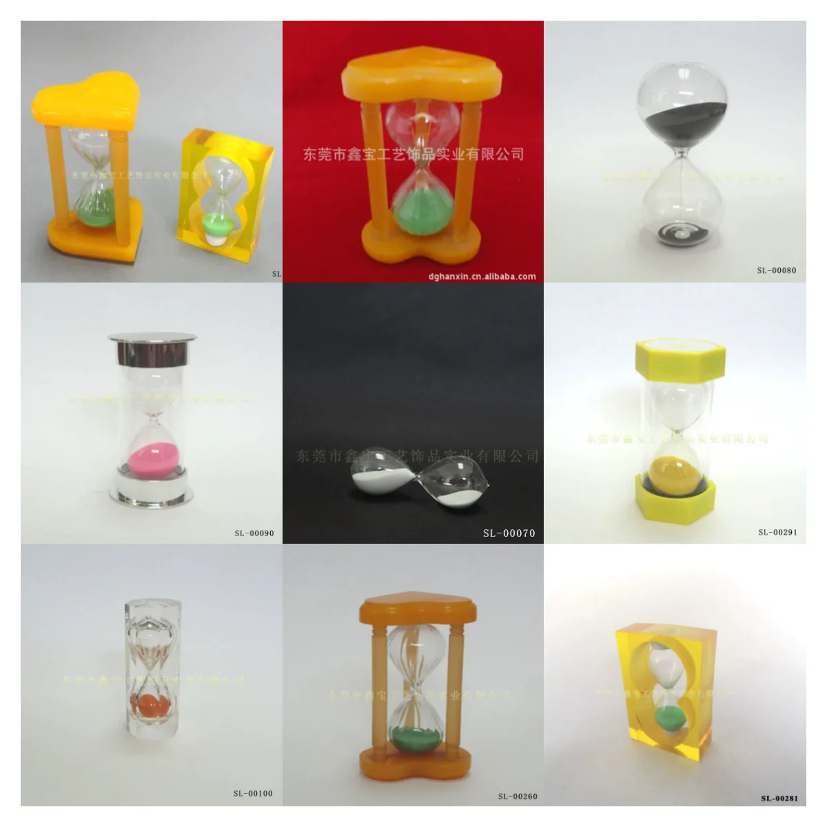 Custom Hourglass with Logo, Infinity Sand Timer Desk Decor, Factory Direct Office Gift