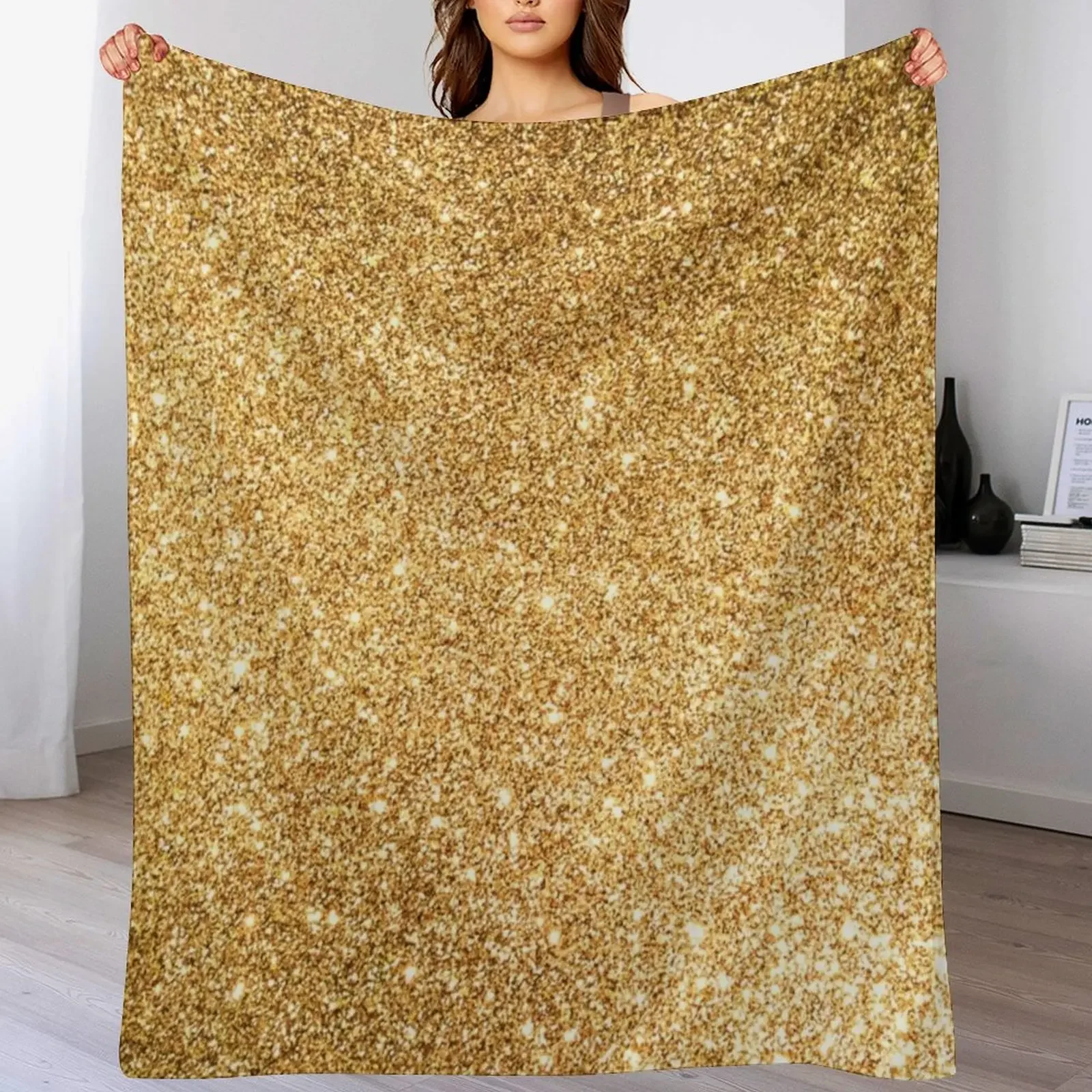 

Gold Throw Blanket Blankets For Sofas Comforter Loose Beautifuls Blankets