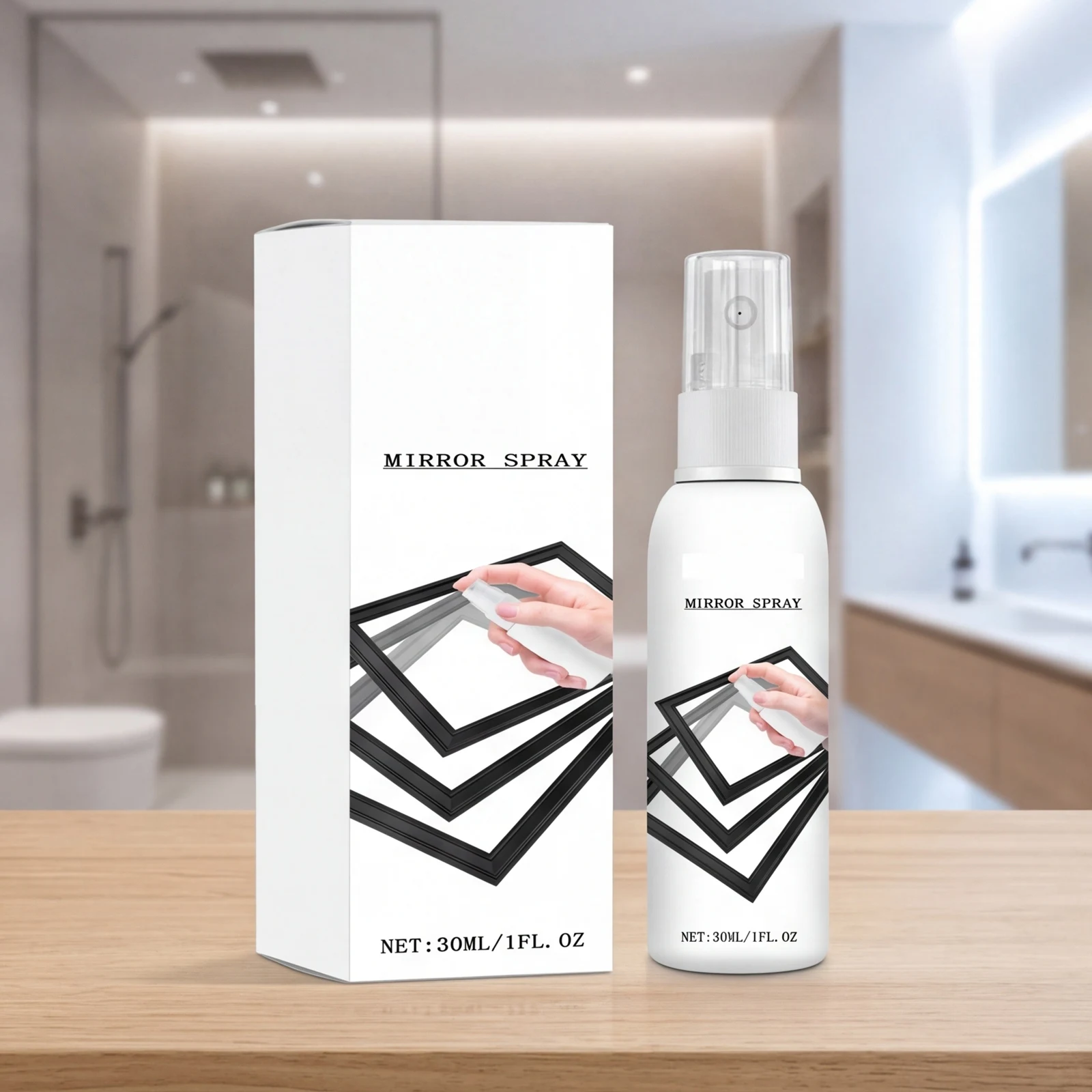 Reflective Window Spray 30 ML Reflective One-Way Mirror Spray Glass Cleaner Sprays for Cars Mirrors and Other Glass Surfaces