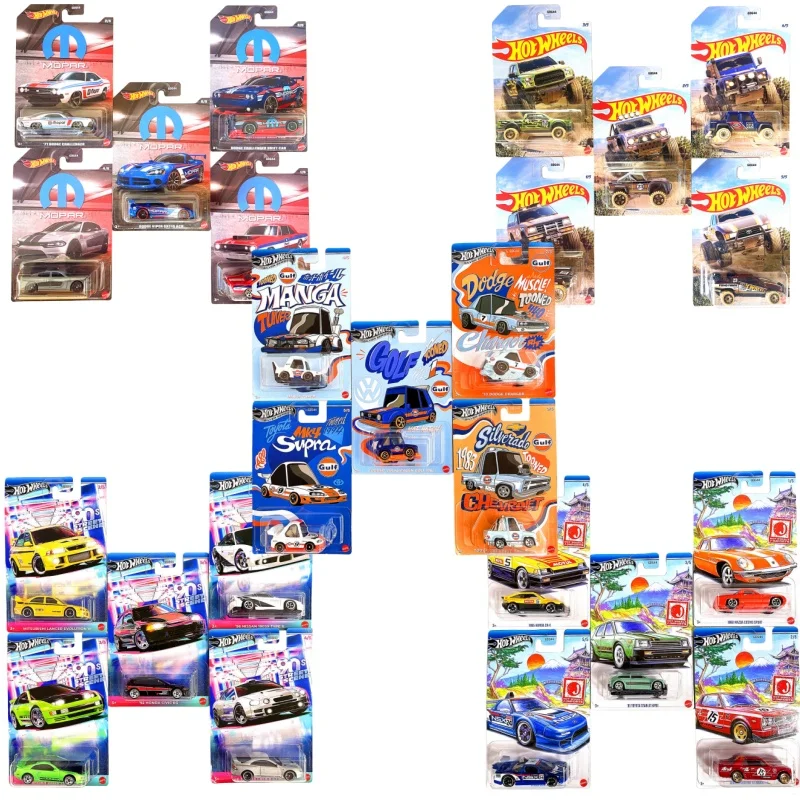 

Mattel Hot Wheels 5 шт., золотая этикетка, ограниченная серия, имитация сплава, модель спортивного автомобиля, Коллекционная игрушка для автомобильной культуры
