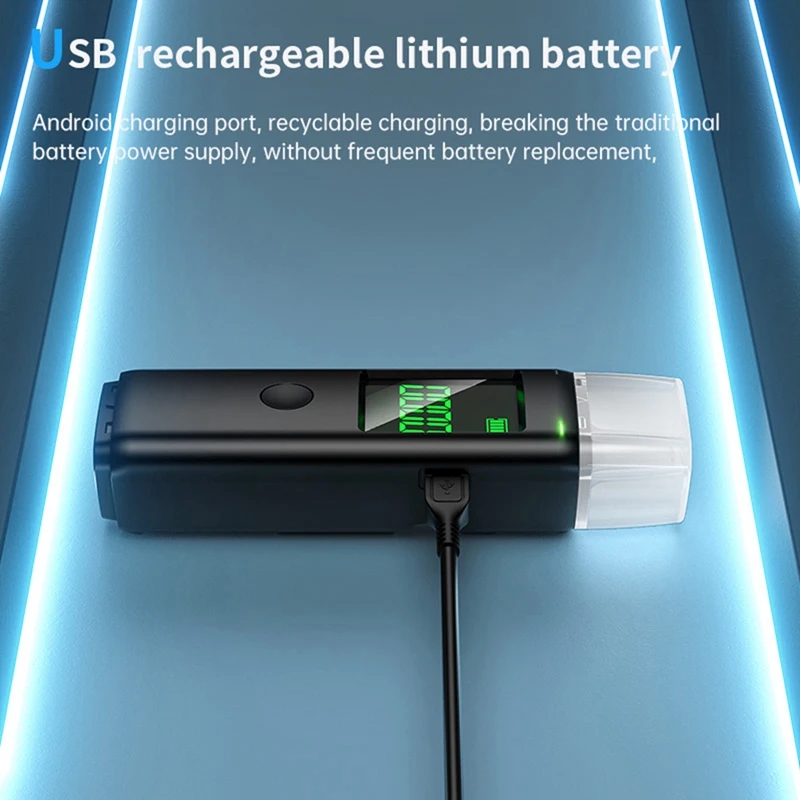 ポータブル充電式ブレスアルコールテスター,通気性,プロフェッショナル,個人用