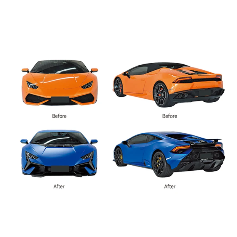 For  Huracan Conversion Kit 2014-2024 for Huracan LP580 & LP610 & EVO to 2024 Bodykit Front and Rear Car Bumper