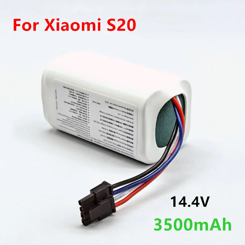 100% new original 14.4V 3500mAh lithium battery pack, used for Xiaomi S20 robot vacuum cleaner