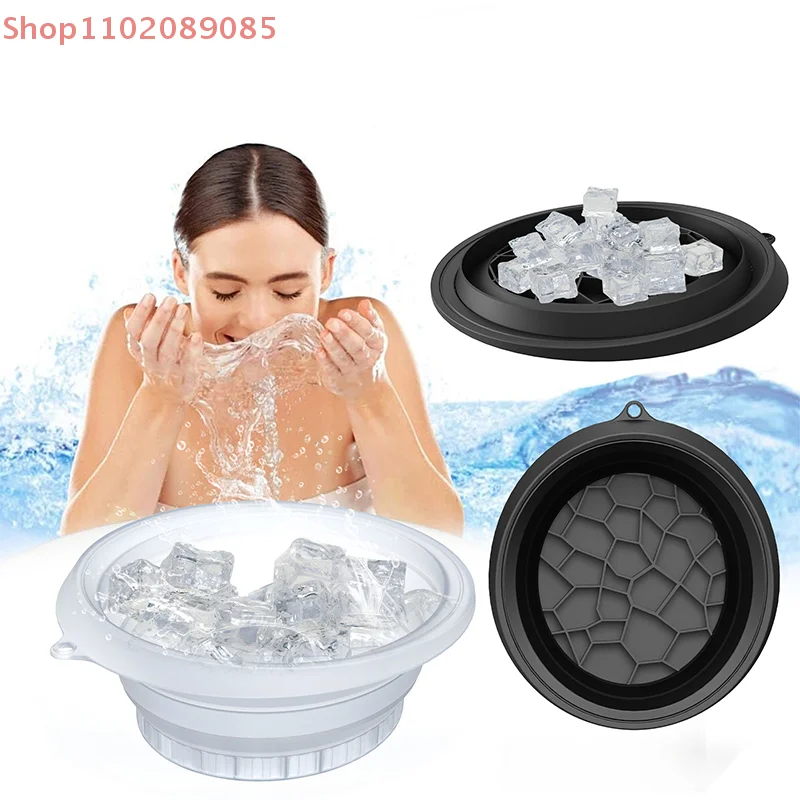 

Большая миска для лица, ледяная ванна, складная миска для ледяной ванны, силиконовая миска для окунания лица, ледяная ванна, ледяная ванна дома