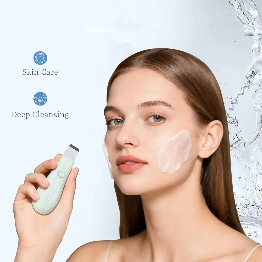 Lifting Massager Portable Skin Purifier Ion Ultrasonic Blackhead Remover Electric Skincare Pore Cleaner Daily Skincare