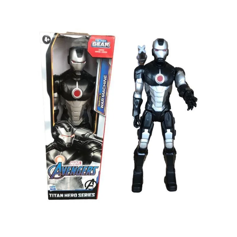 Hasbro 12 Inch Captain America Wolverine Iron Man Thor Spider Man Patriot Black Panther Figures Moving Doll Model Toy Gift