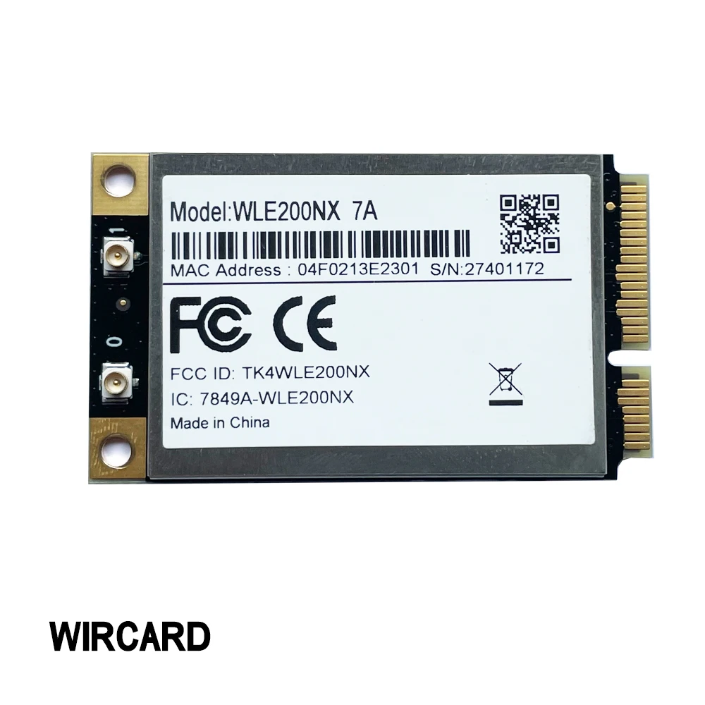 WIRCARD WLE200NX full-size mini PCI-E AR9280  Dual Band 2.4G/5G WIFI Module Wireless Network Adapter Atheros XB92