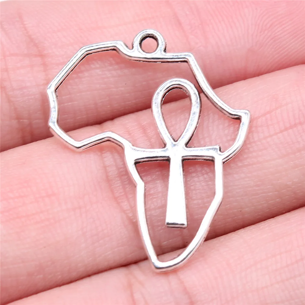 20pcs Cross Charms Tibetan Bronze for DIY Jewelry Making