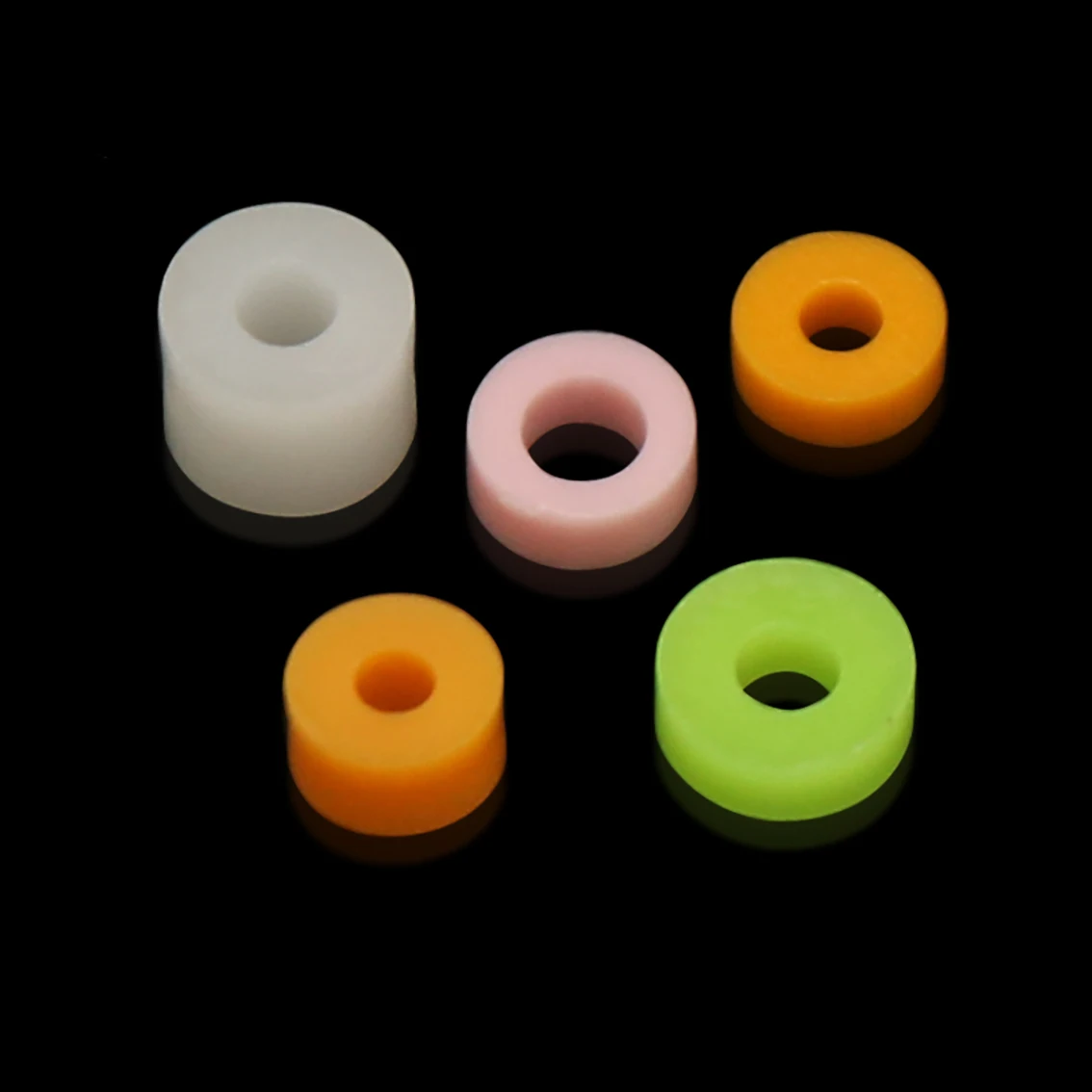 80pcs Color Plastic Shaft Sleeve 2mm/2.5mm/3mm Fixed Gasket Limit Sleeve Washer DIY Experiment Model Material