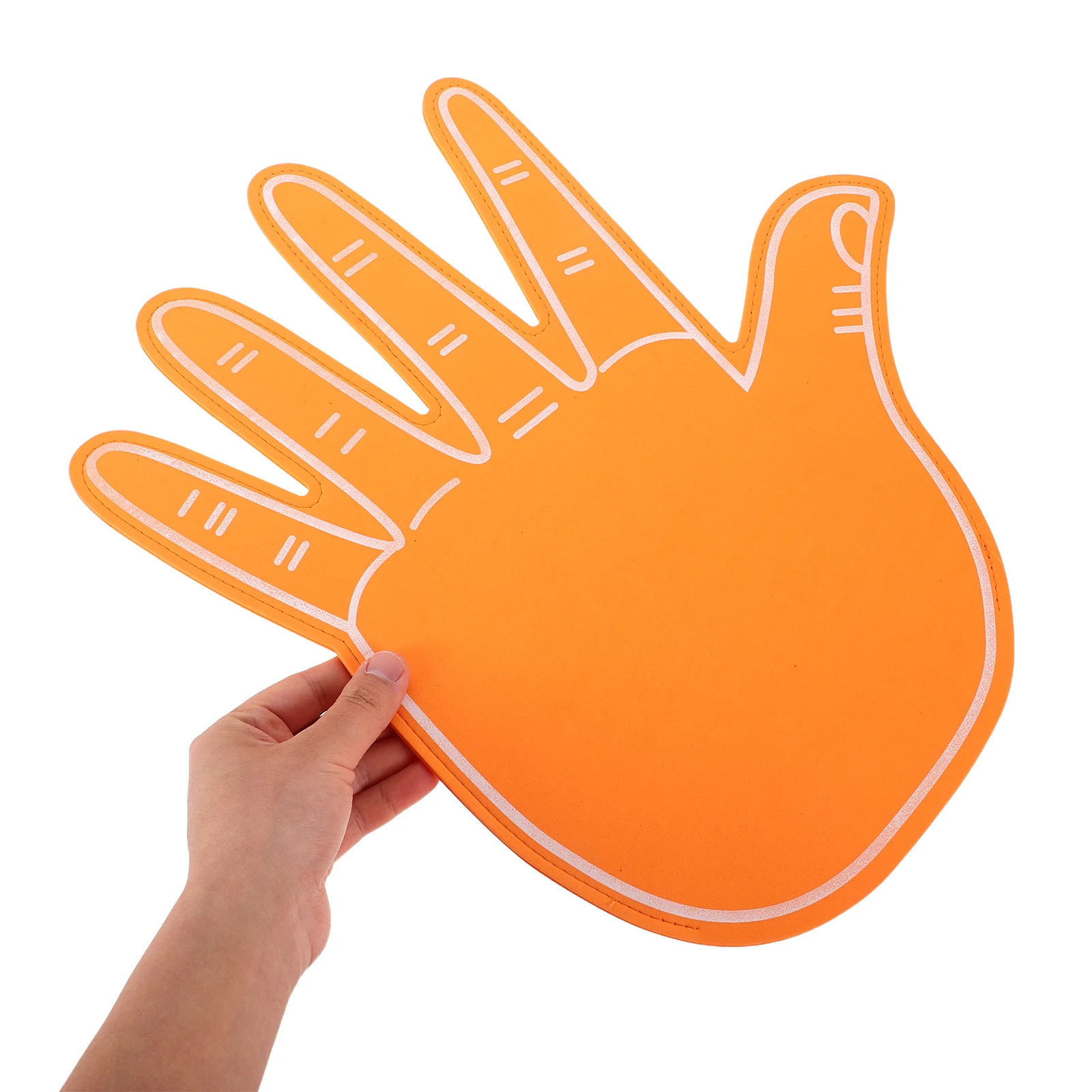 

Gloves Large Palm Cheering Finger for Sporting Events Giant Hands Fingers Supplies Props Orange