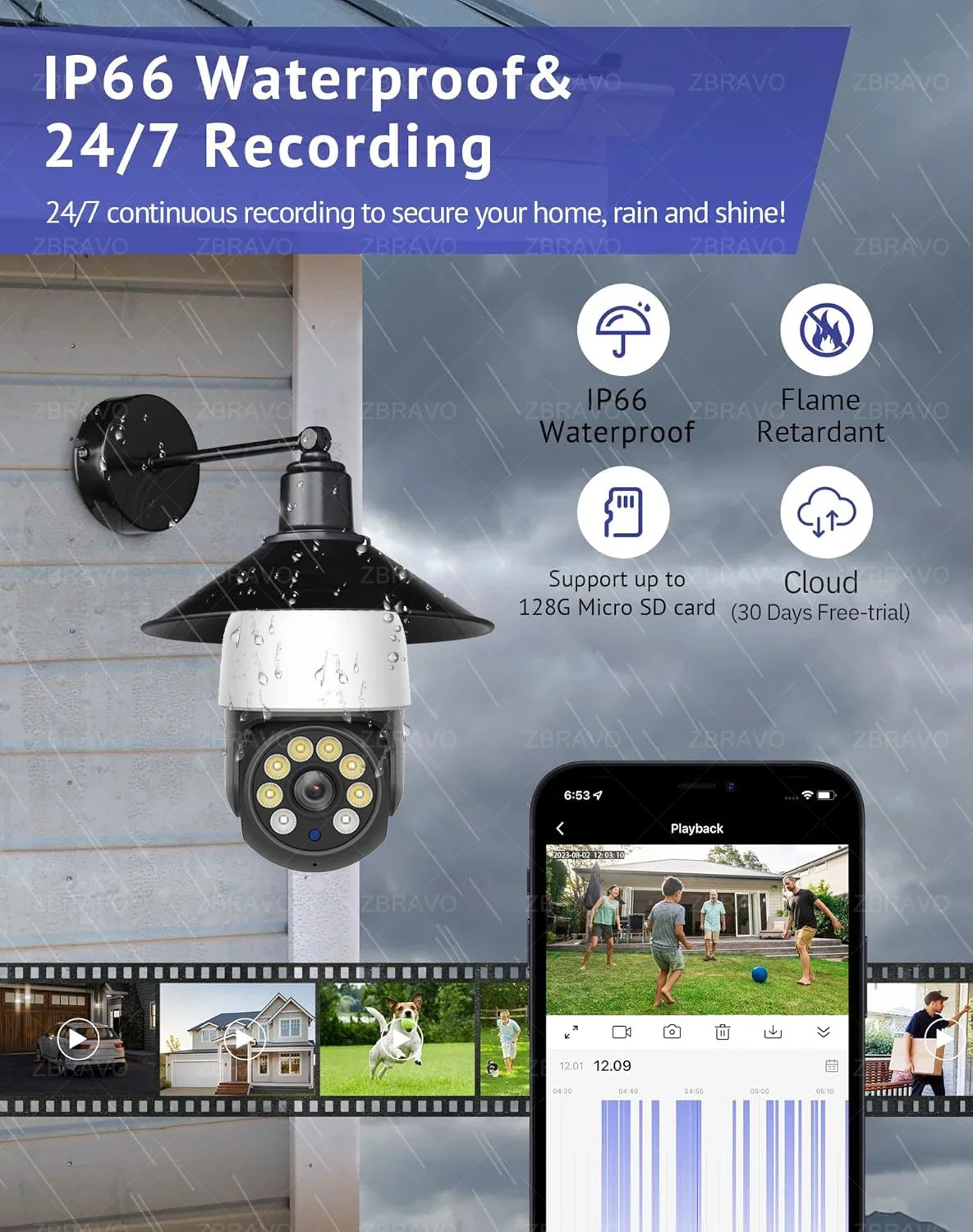 5MP Tuya 5G E27 Bulb Wifi Camera Indoor PTZ Color Night Vision Two Way Audio Wireless Security Camera Auto Tracking Mini Camera