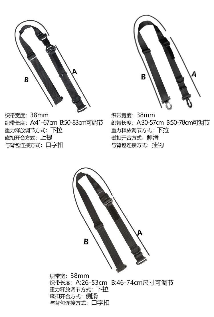 Imagem -05 - Fidlock-funcional Correia Deslizante Quick Release Gravidade Liberação Alça de Ombro Único Cabeça Lobo i Shkr co Marca