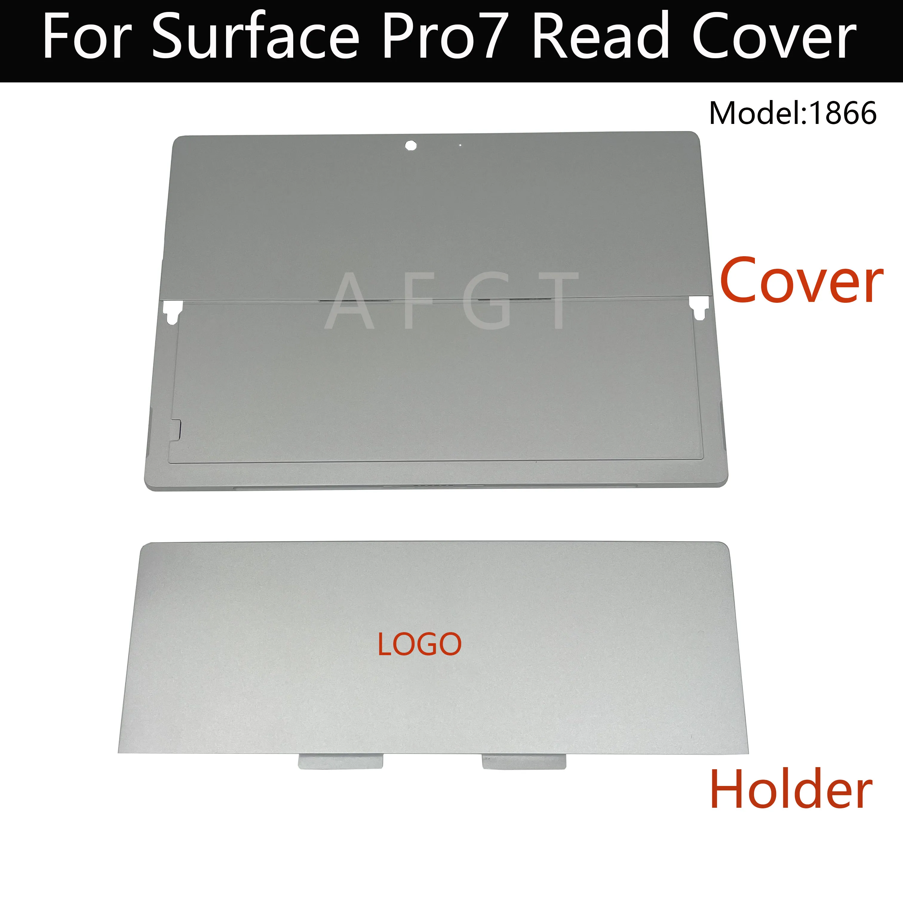 

Original For Microsoft Surface Pro 7 1866 Rear Cover Battery Housing Chassis Cover Holder Silver