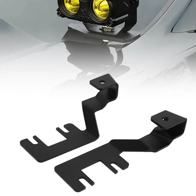 

2Pcs Hood Ditch Light Bar Mount Brackets Kit Led Pod Light Work Light Bracket for Ford Ranger 2023 2024 2025