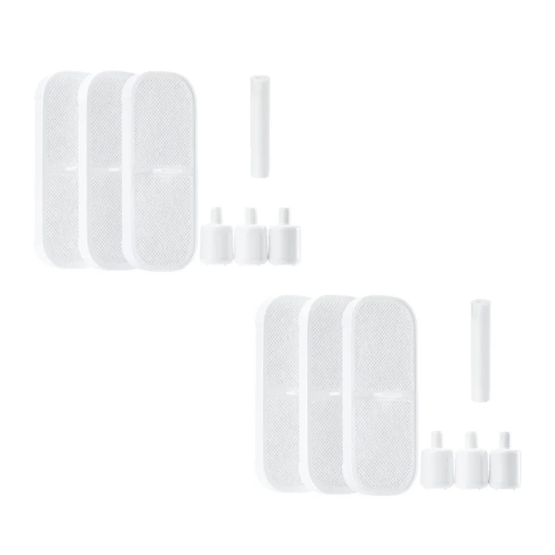 مجموعة فلاتر موزع مياه الحيوانات الأليفة الذكية اللاسلكية من Xiaomi، بديل ترشيح 4 أضعاف لموزع مياه الحيوانات الأليفة Xiaomi