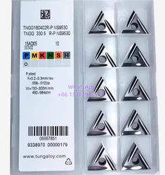 TUNGALOY TNGG160402 TNGG160404 TNGG160408 NS9530 GH110 GH330 TH10 Carbide Insert  TNGG Inserts